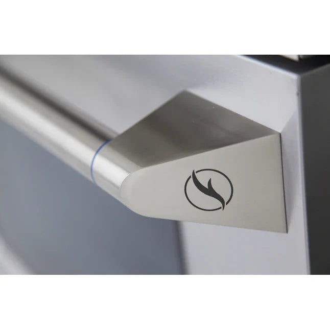 Kucht 30-in Deep Recessed 4 Burners Convection Oven Freestanding Dual Fuel Range In Stainless Steel