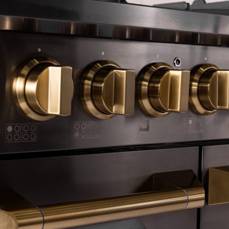 KUCHT Gemstone Professional 48-Inch 6.7 cu. ft. Range with Sealed Burners with Gold Accents