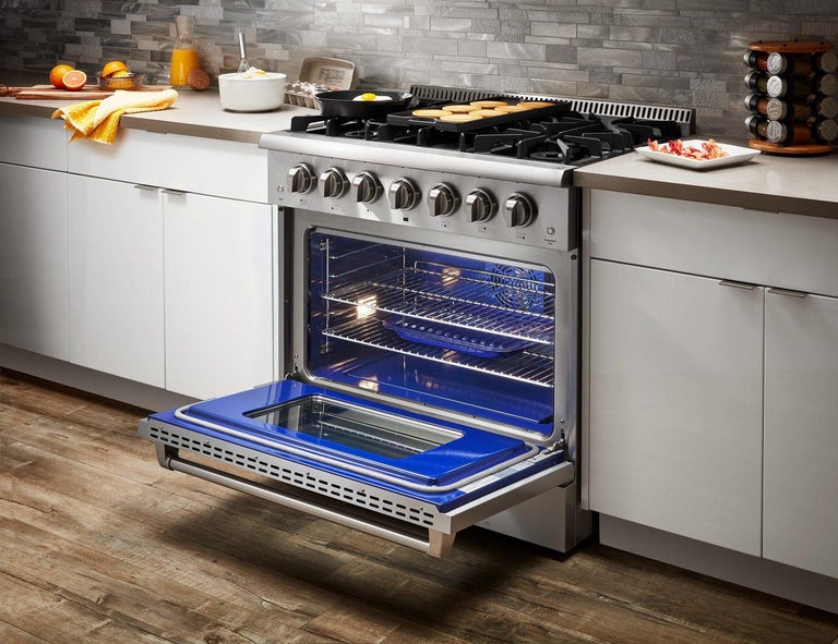 Thor Kitchen 36 in. Professional Gas Range in Stainless Steel