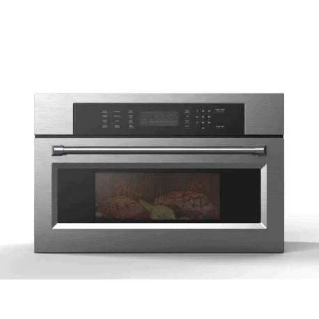 Kucht 30-Inch 1.6 Cu. Ft. Built-in Microwave Wall Oven with Air Fryer and Convection Cooking (KM30C)