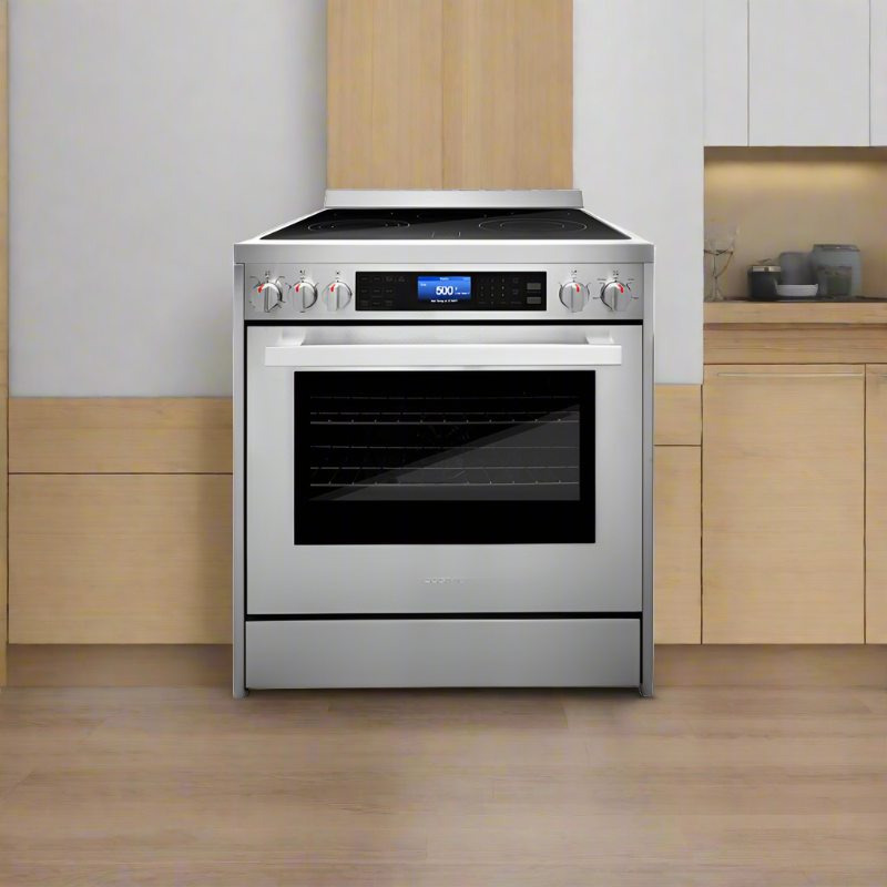 Cosmo Commercial-Style 30 in 5 cu. ft. Single Oven Electric Range with 7 Function Convection Oven in Stainless Steel - COS-305AERC