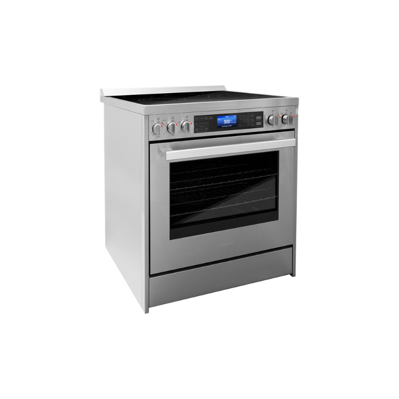 Cosmo Commercial-Style 30 in 5 cu. ft. Single Oven Electric Range with 7 Function Convection Oven in Stainless Steel - COS-305AERC