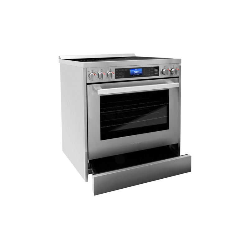 Cosmo Commercial-Style 30 in 5 cu. ft. Single Oven Electric Range with 7 Function Convection Oven in Stainless Steel - COS-305AERC