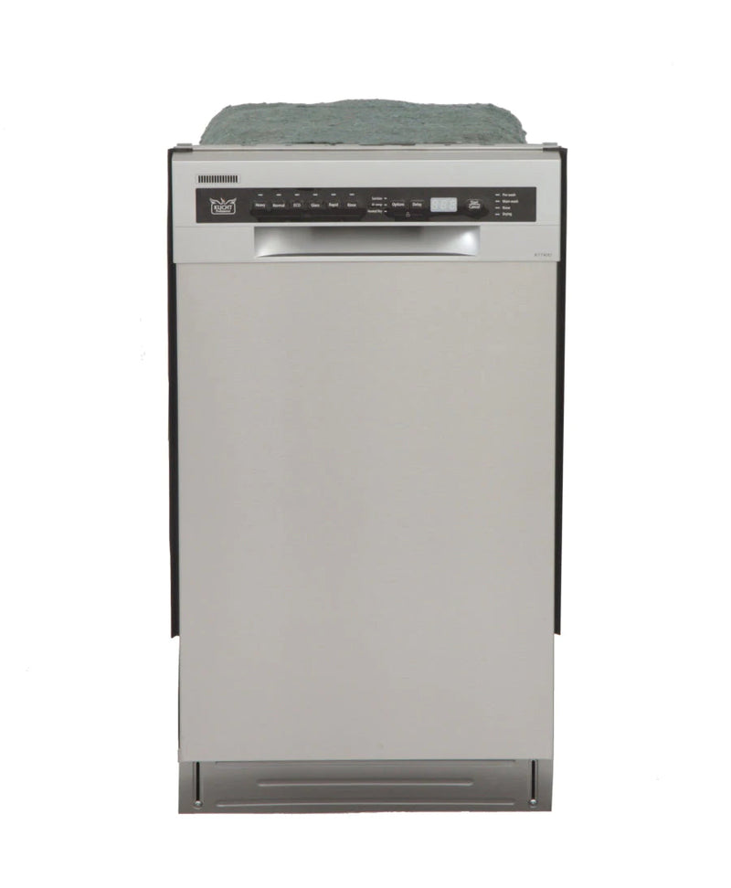 Kucht 18 in. Stainless Steel Front Control Smart Built-In Tall Tub Dishwasher 120-volt with Stainless Steel Tub K7740D