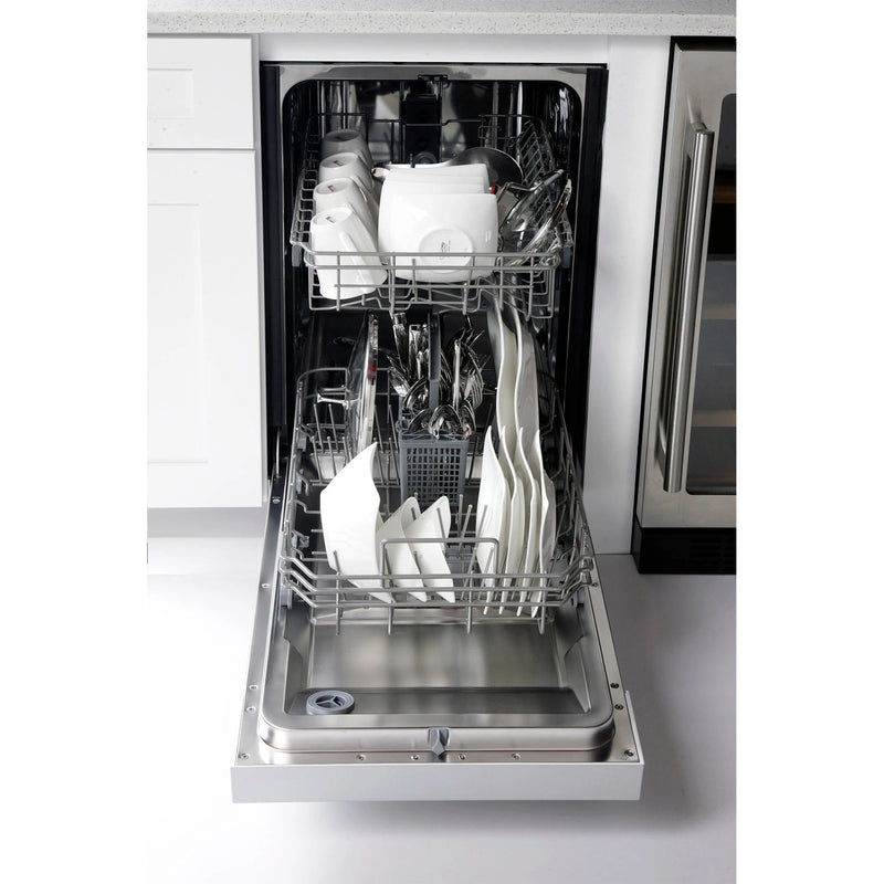 Kucht 18 in. Stainless Steel Front Control Smart Built-In Tall Tub Dishwasher 120-volt with Stainless Steel Tub K7740D