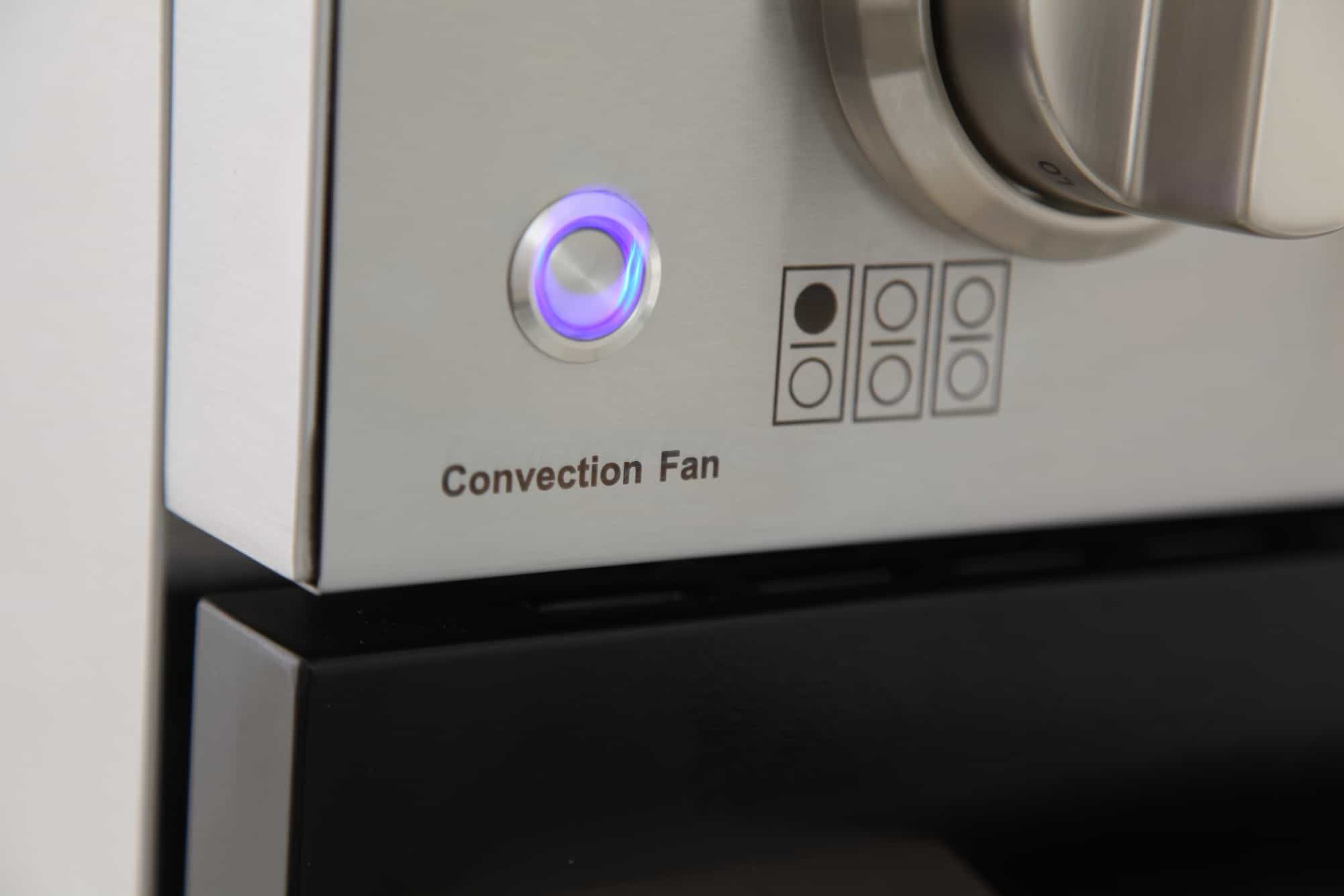 Kucht 36-Inch Pro-Style Dual Fuel Range in Stainless Steel with Black Oven Door (KDF362-K)