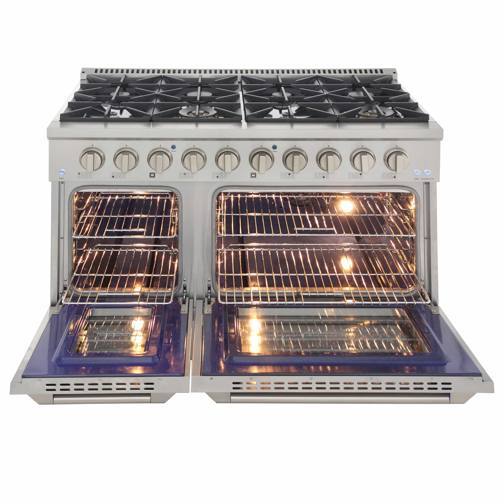 Kucht 48-Inch Pro-Style Dual Fuel Range in Stainless Steel (KDF482-S)