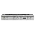 Kucht 48 in. Professional 6 Burner Gas Stovetop in Stainless Steel and Accents KFX489T