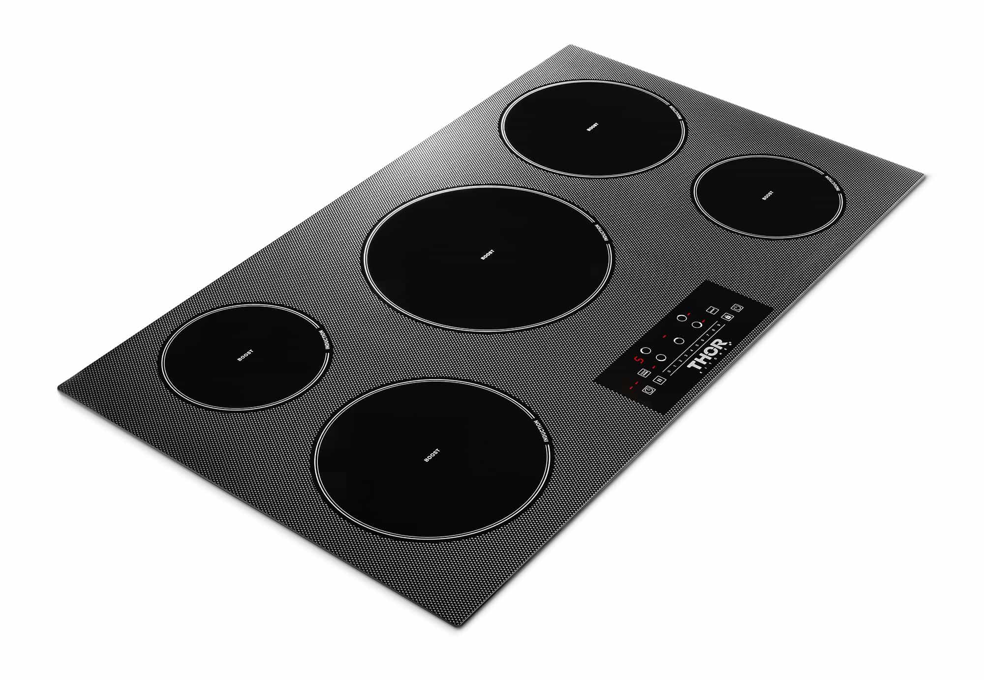 Thor Kitchen 36-Inch Built-In Induction Cooktop with 5 Elements (TIH36)