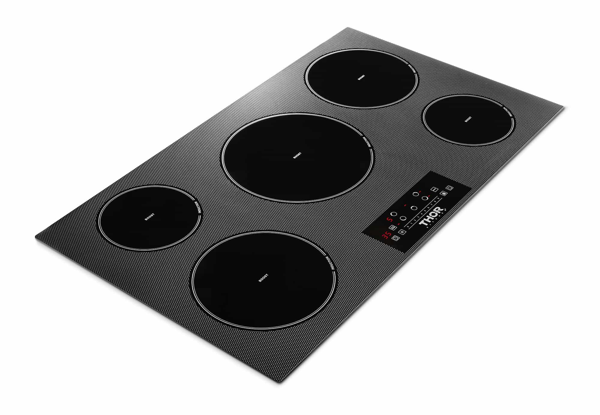 Thor Kitchen 36-Inch Built-In Induction Cooktop with 5 Elements (TIH36)