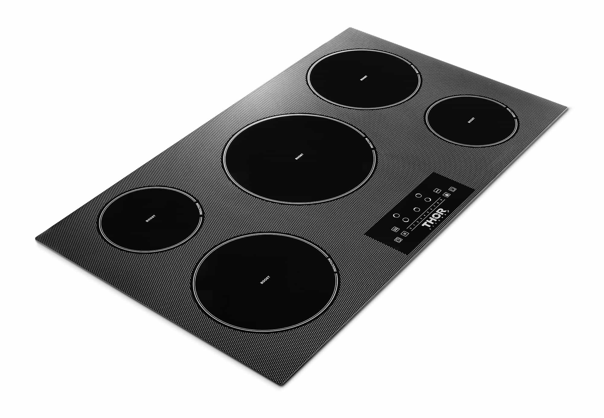 Thor Kitchen 36-Inch Built-In Induction Cooktop with 5 Elements (TIH36)