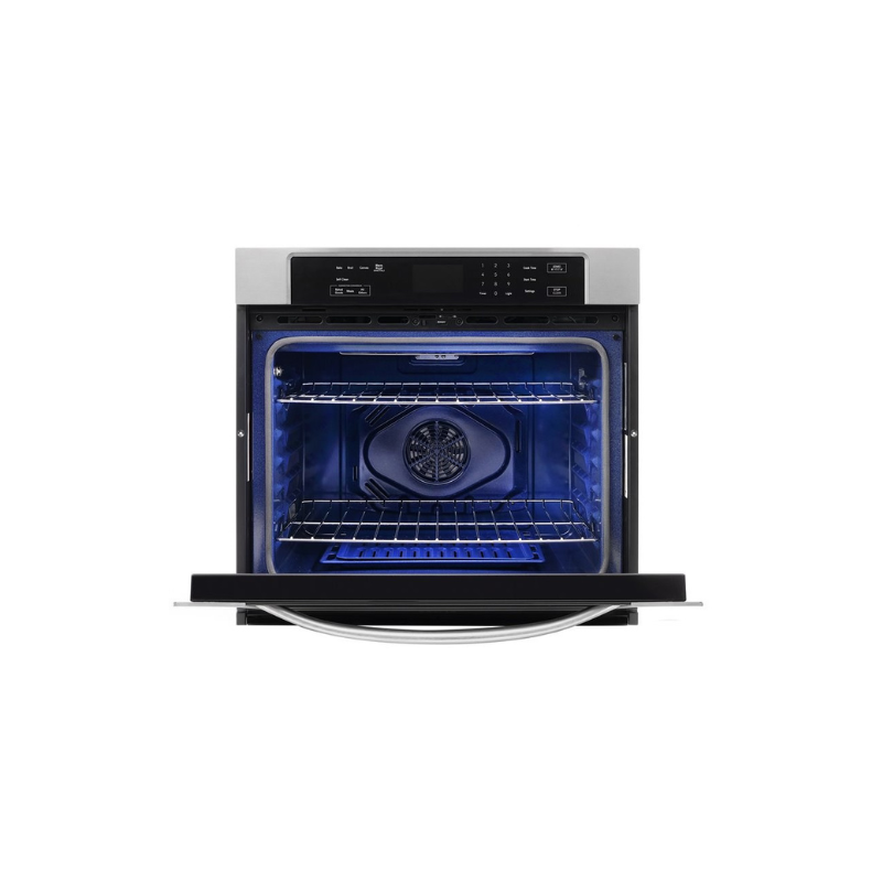 Cosmo 30 in. 5 cu. ft. Single Electric Wall Oven with True European Convection and Self Cleaning in Stainless Steel - COS-30ESWC