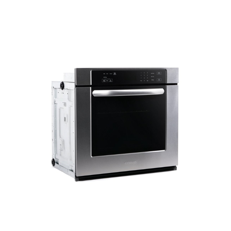 Cosmo 30 in. 5 cu. ft. Single Electric Wall Oven with True European Convection and Self Cleaning in Stainless Steel - COS-30ESWC