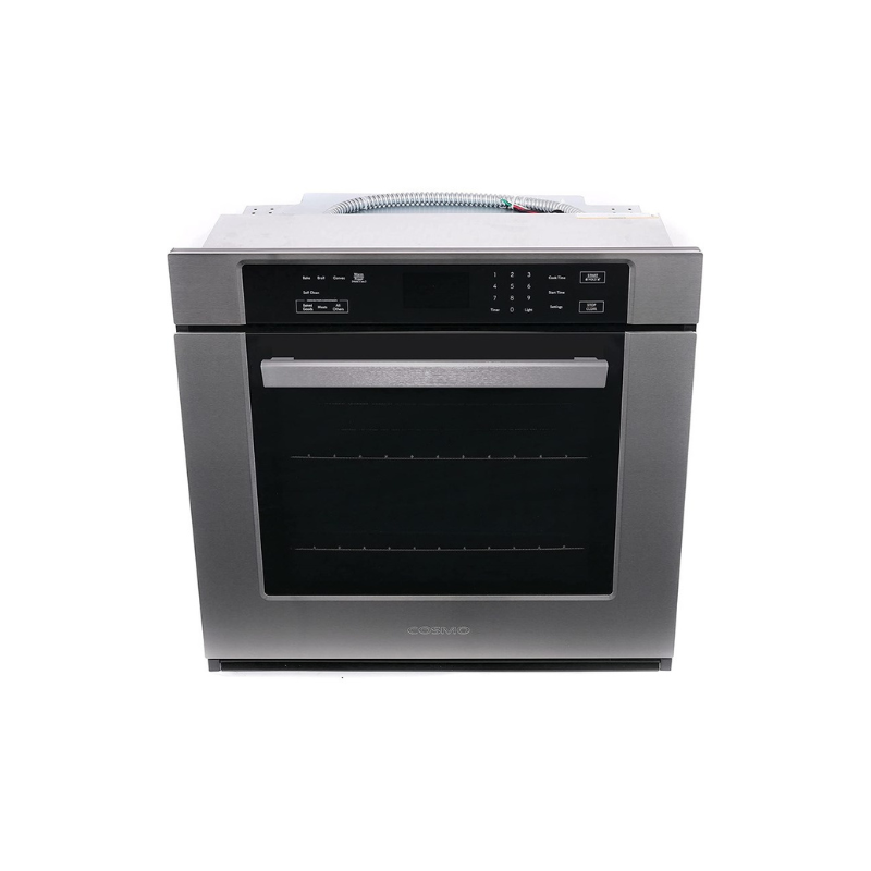 Cosmo 30 in. 5 cu. ft. Single Electric Wall Oven with True European Convection and Self Cleaning in Stainless Steel - COS-30ESWC