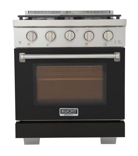 Kucht 30 in. 4.2 cu. ft. All Gas Range in Stainless Steel and Accents KFX300