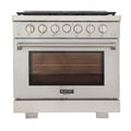 Kucht 36 in. 5.2 cu. ft. All Gas Range in Stainless Steel with Accents - KFX360