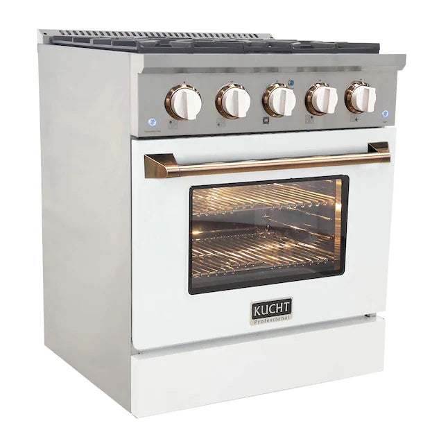 Kucht Professional 30-in 4 Burners 4.2-cu ft Convection Oven Freestanding Gas Range/Propane Gas