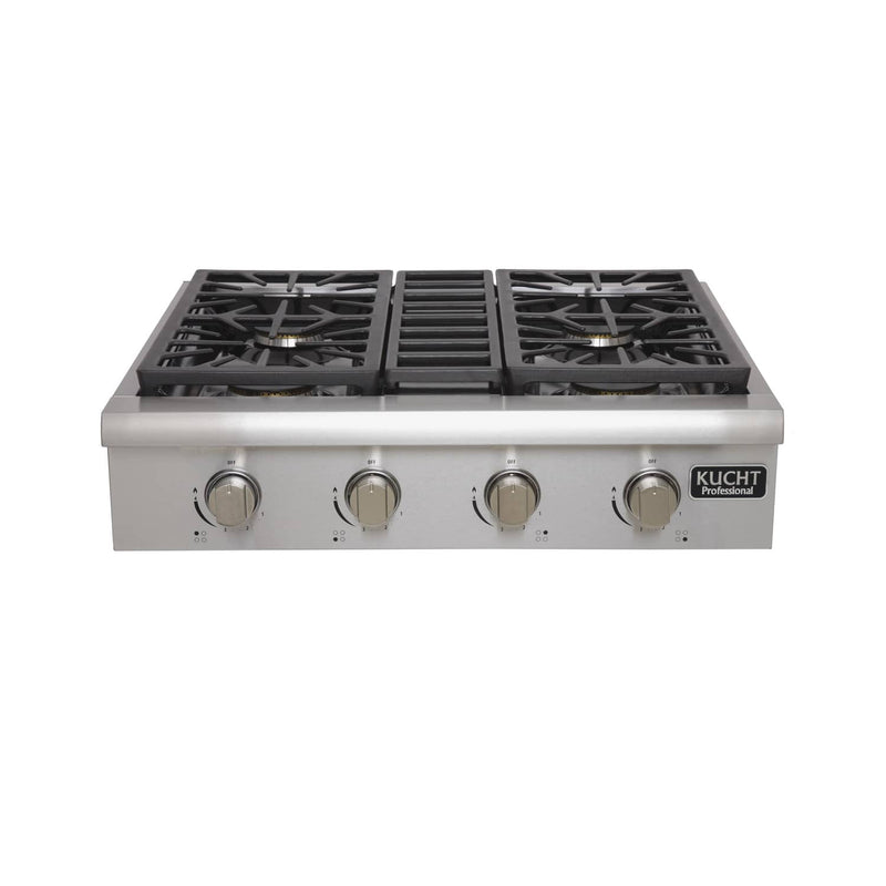 Kucht 30-Inch Rangetop in Stainless Steel (KRT301GU)