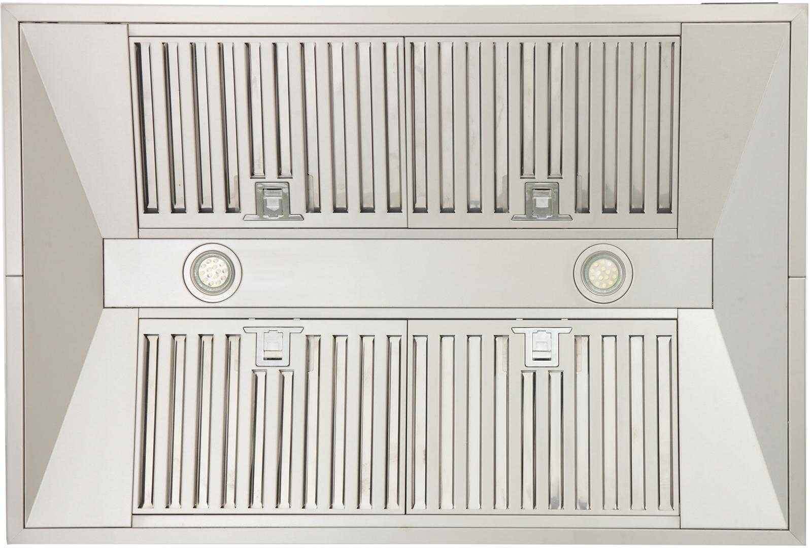 Kucht 36-Inch Island Mounted Range Hood 900CFM in Stainless Steel Modern Design (KRH3612IS)