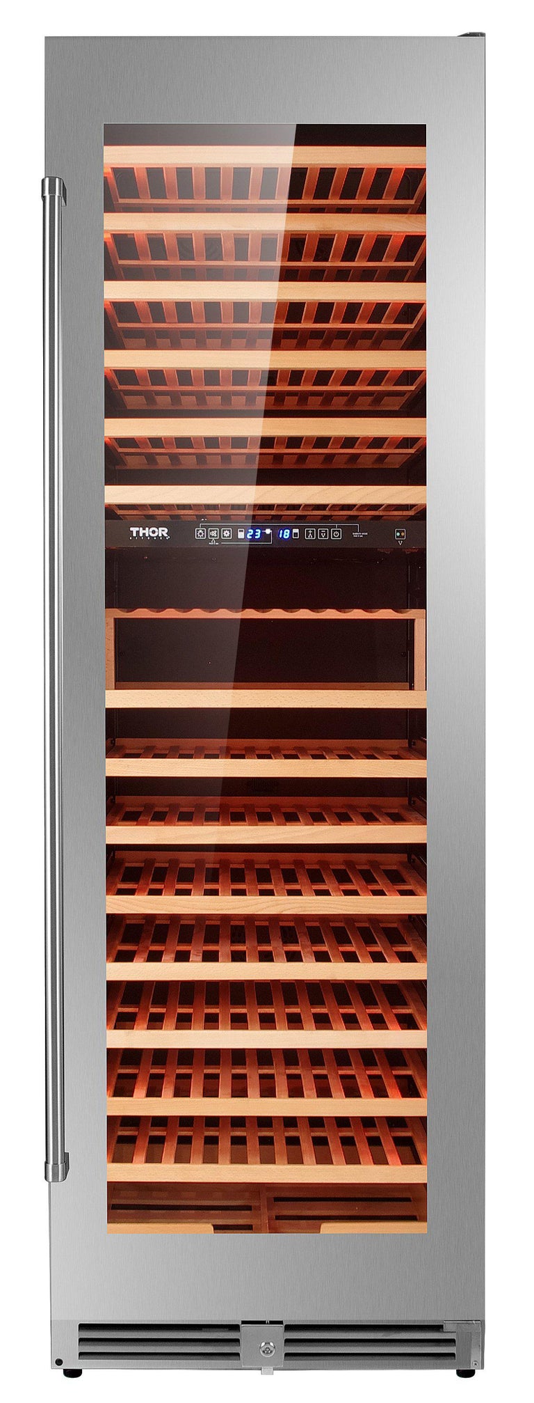 Thor Kitchen 24 in. 162 Bottle Dual Zone Wine Cooler - TWC2403DI