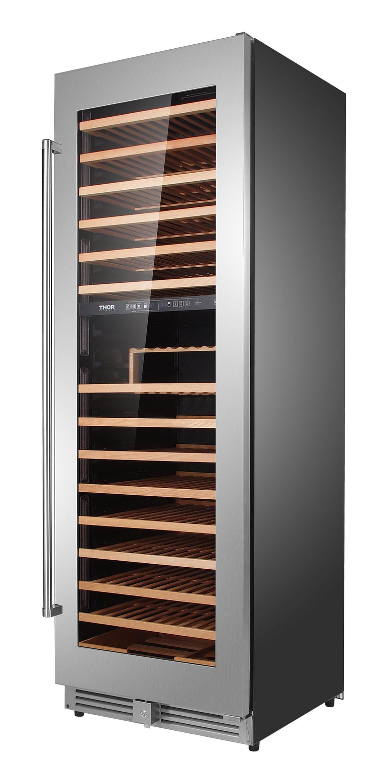 Thor Kitchen 24 in. 162 Bottle Dual Zone Wine Cooler - TWC2403DI