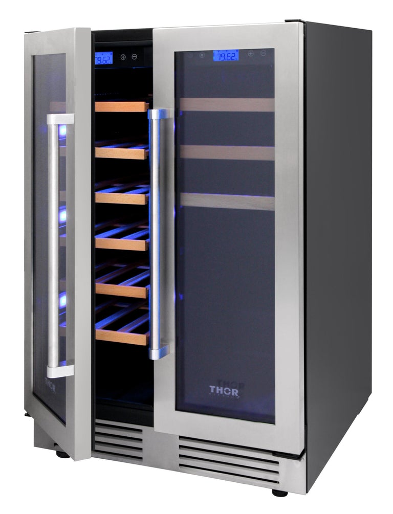 Thor Kitchen 24 in. 21 Bottle & 95-Can Wine Cooler