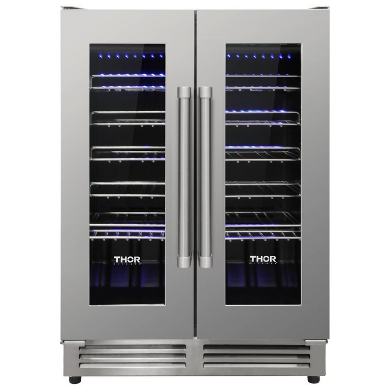 Thor Kitchen 24 in. 42 Bottle Dual Zone Wine Cooler - TWC2402