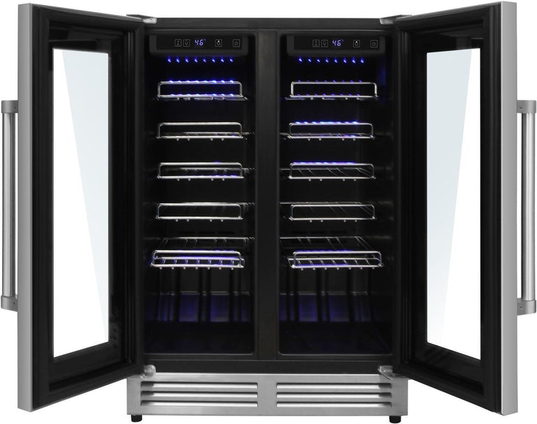 Thor Kitchen 24 in. 42 Bottle Dual Zone Wine Cooler - TWC2402
