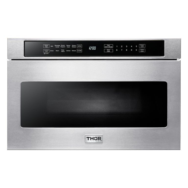 Thor Kitchen 24 inch 1.2 Cu. Ft. Microwave Drawer In Stainless Steel - TMD2401