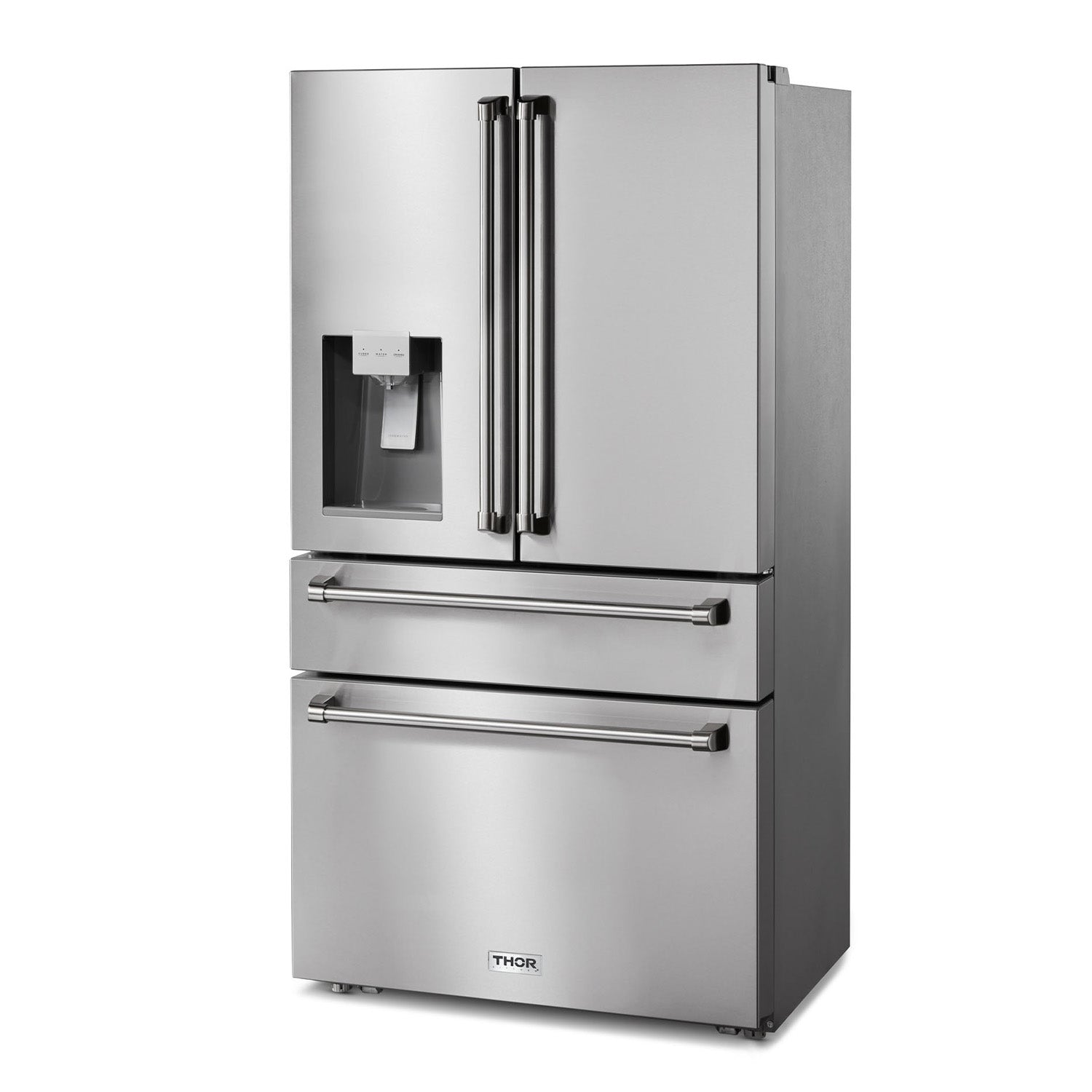 Thor Kitchen 36 Inch Professional French Door Refrigerator with Ice and Water Dispenser TRF3601FD